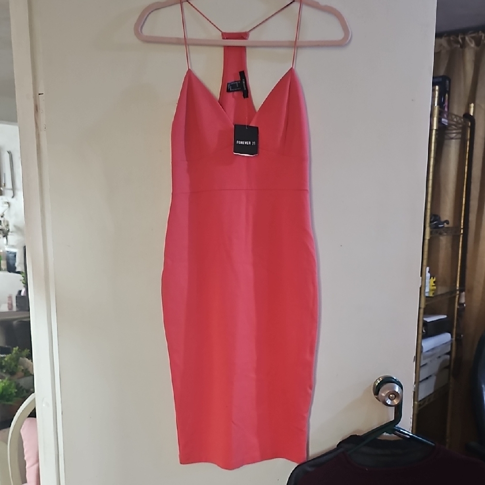 Forever 21 Pink Bodycon Cocktail Dress